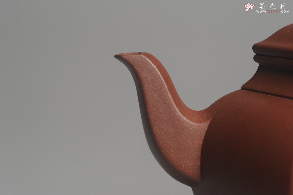 紫砂壶图片：实力派张海艳全手工小品笑樱壶 做工灰常精致 线面挺括 - 美壶网