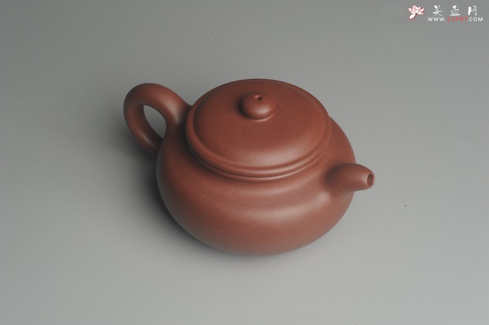 紫砂壶图片：油润底曹青 全手工仿古 深得老味 做工特好 - 美壶网