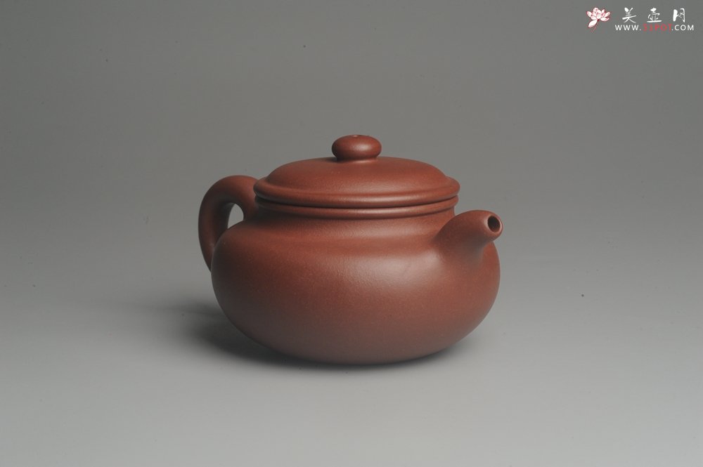紫砂壶图片：油润底曹青 全手工仿古 深得老味 做工特好 - 美壶网