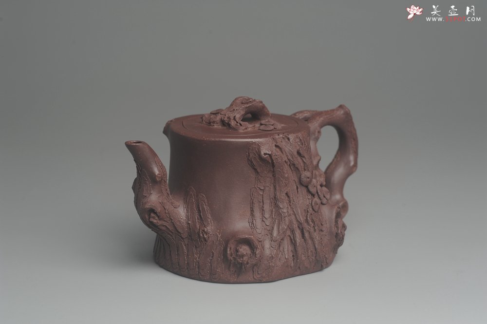 紫砂壶图片：实力精品全手工松桩 肌理丰富 越品越有味道 壶好的不要不要的 眼力好的速度下手 - 美壶网