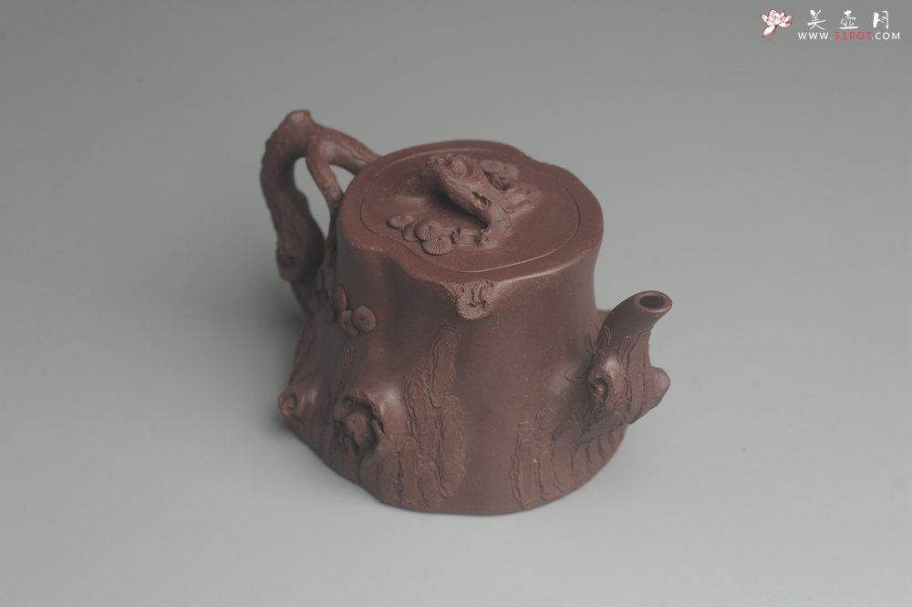 紫砂壶图片：实力精品全手工松桩 肌理丰富 越品越有味道 壶好的不要不要的 眼力好的速度下手 - 美壶网