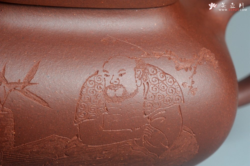 紫砂壶图片：实力派张海艳 全手工特好底槽清传炉壶 雪芽禅心舒峨眉 好壶期待与亲结缘 - 美壶网