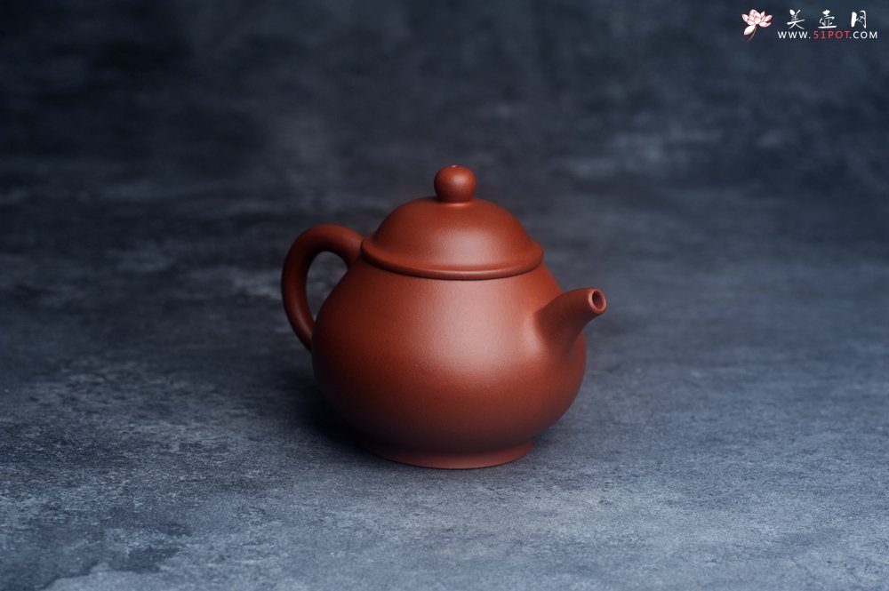 紫砂壶图片：美壶特惠 全手工优质黄龙山红泥刹凹成型单片拍打潘壶 - 美壶网