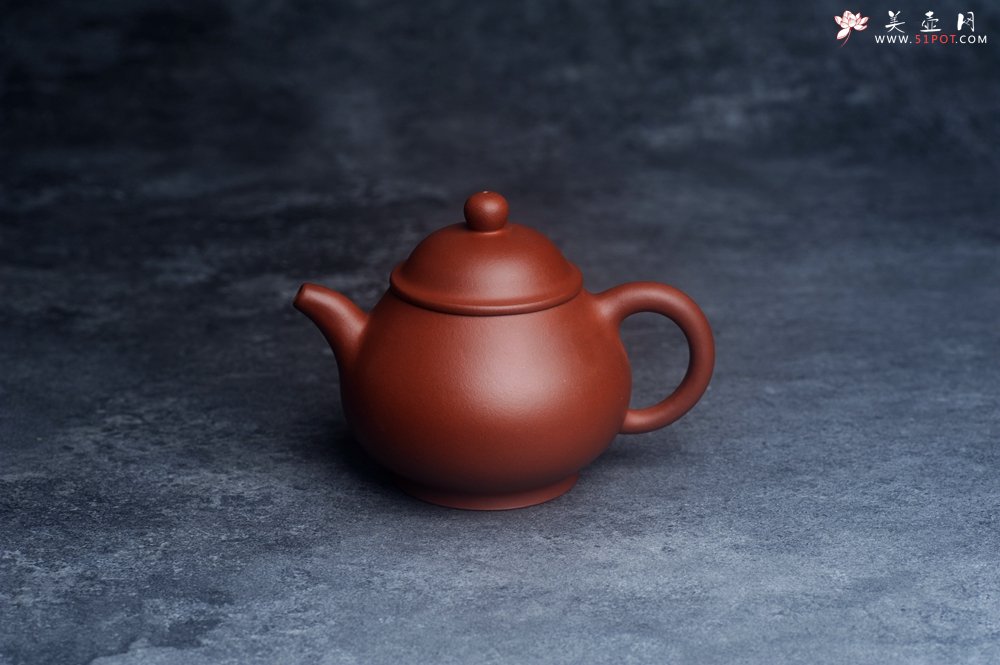 紫砂壶图片：美壶特惠 全手工优质黄龙山红泥刹凹成型单片拍打潘壶 - 美壶网