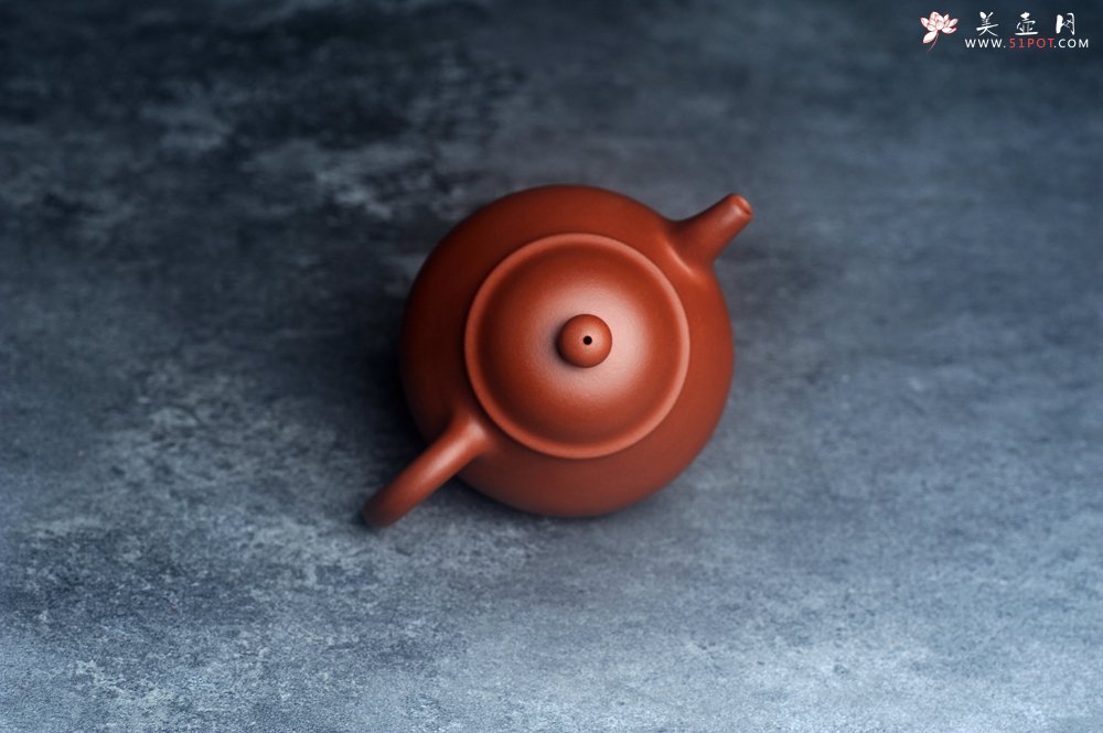 紫砂壶图片：美壶特惠 全手工优质黄龙山红泥刹凹成型单片拍打潘壶 - 美壶网