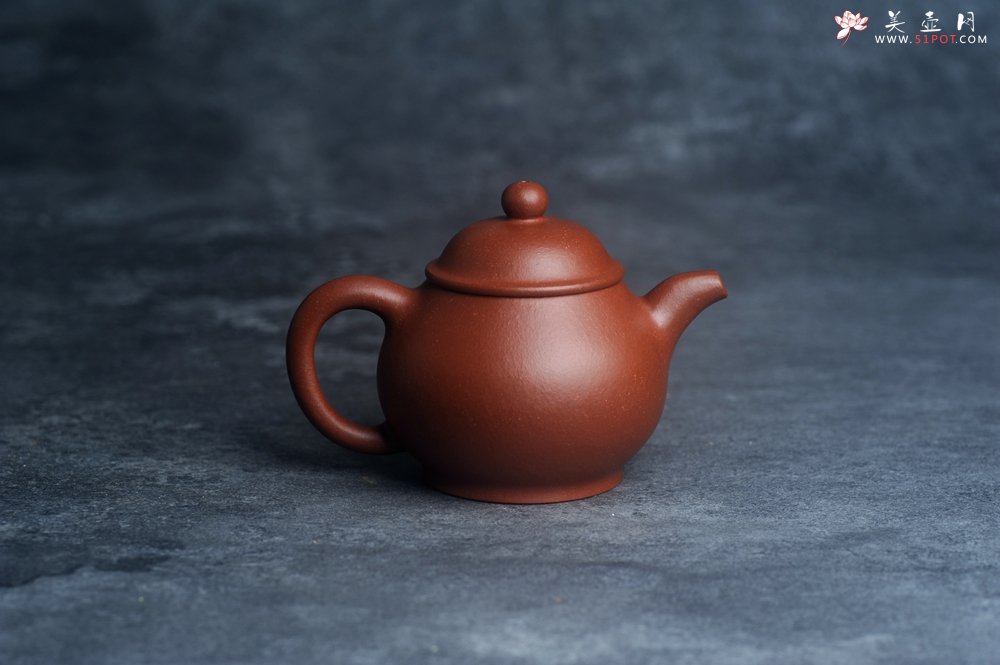 紫砂壶图片：美壶特惠 全手工优质红降坡泥刹凹成型单片拍打潘壶 - 美壶网
