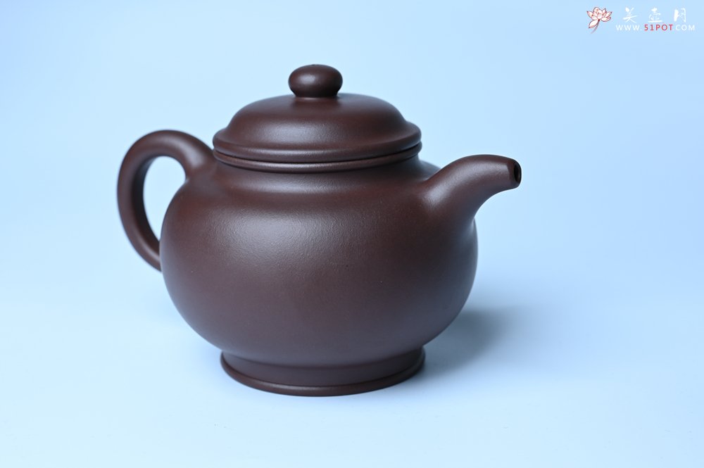 紫砂壶图片：潜力股王老师 美壶特惠 老紫泥全手工大亨掇只壶 - 美壶网
