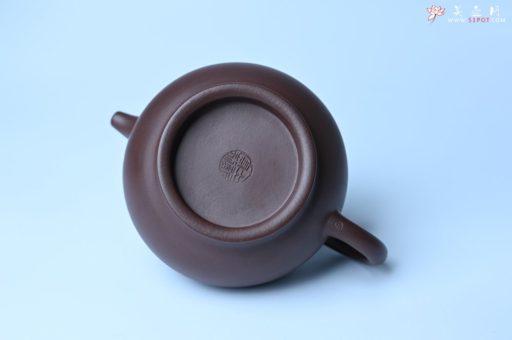 紫砂壶图片：潜力股王老师 美壶特惠 老紫泥全手工大亨掇只壶 - 美壶网