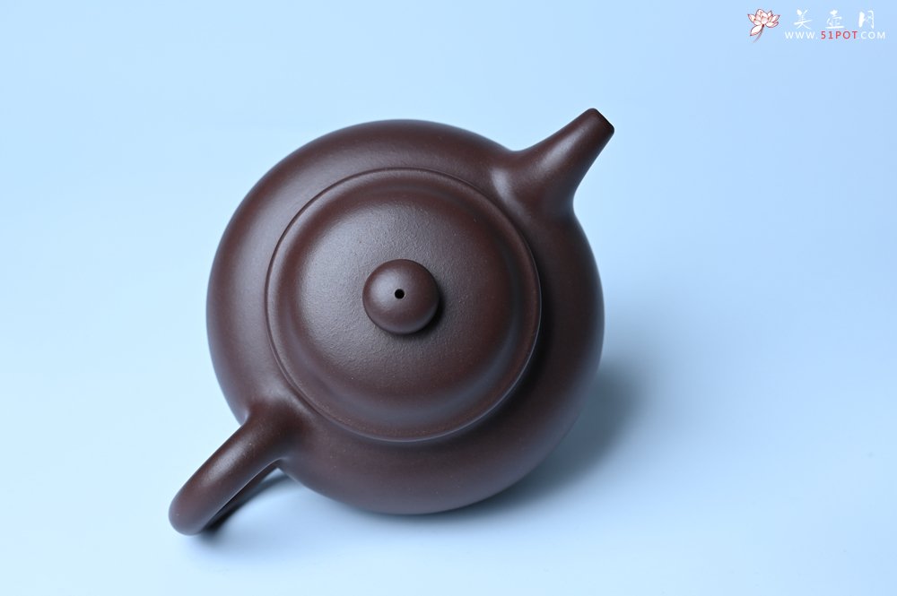 紫砂壶图片：潜力股王老师 美壶特惠 老紫泥全手工大亨掇只壶 - 美壶网