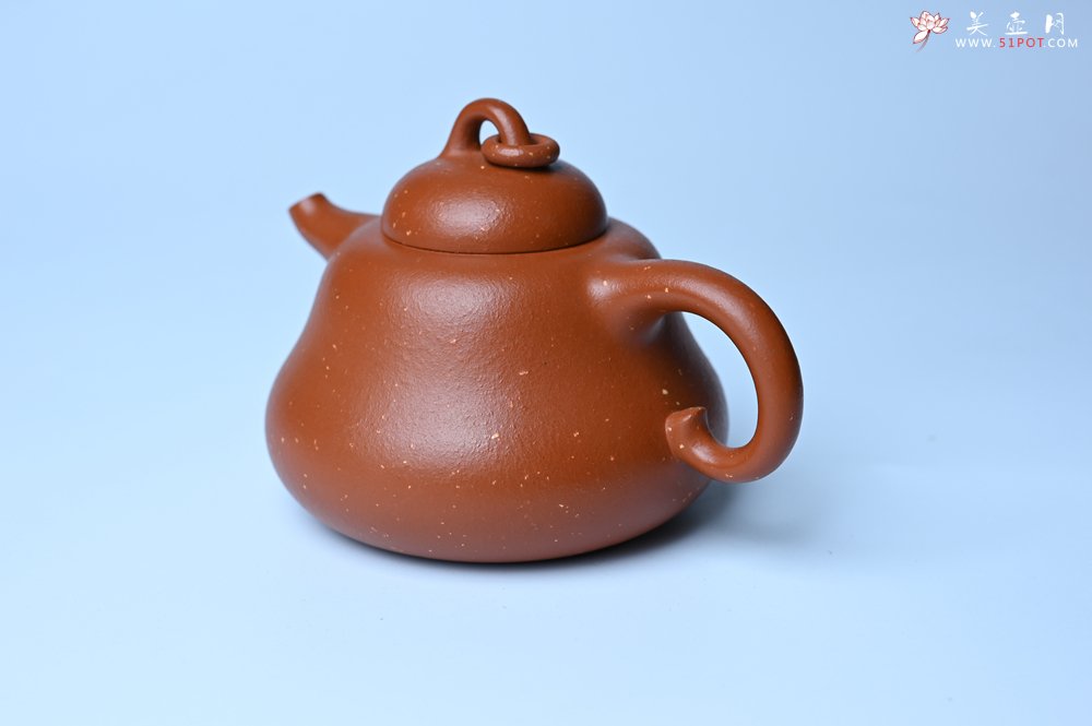 紫砂壶图片：美壶特惠 特好铺砂红泥福禄葫芦壶 茶人醉爱 - 美壶网