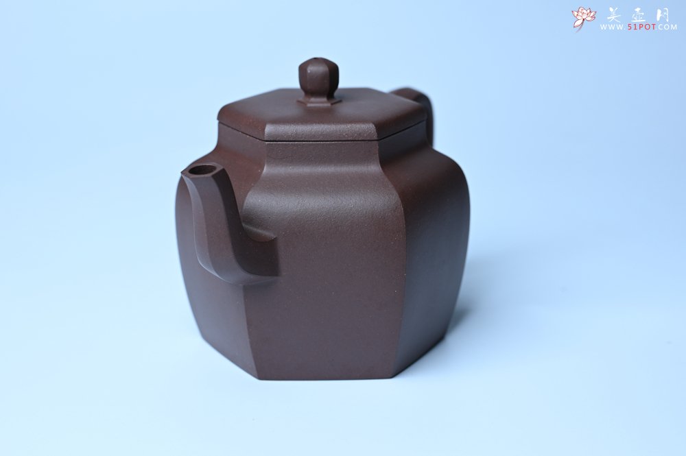 紫砂壶图片：美壶特惠 潜力股凌晨老师 精致紫泥全手工高登壶 期待与您结缘 - 美壶网