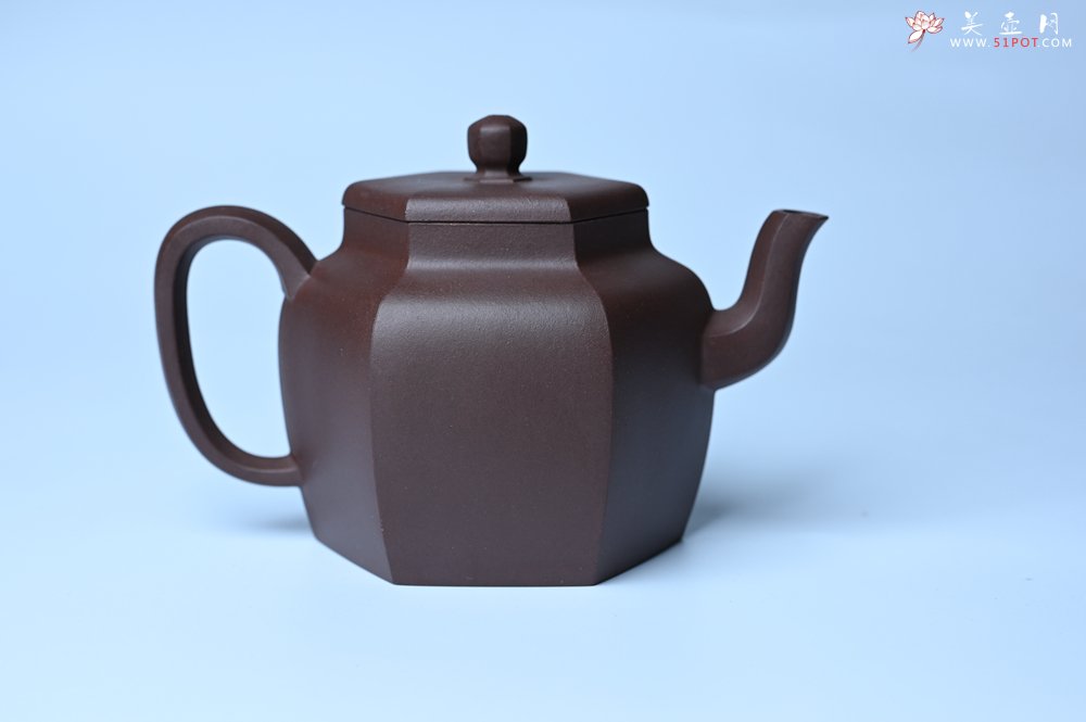紫砂壶图片：美壶特惠 潜力股凌晨老师 精致紫泥全手工高登壶 期待与您结缘 - 美壶网
