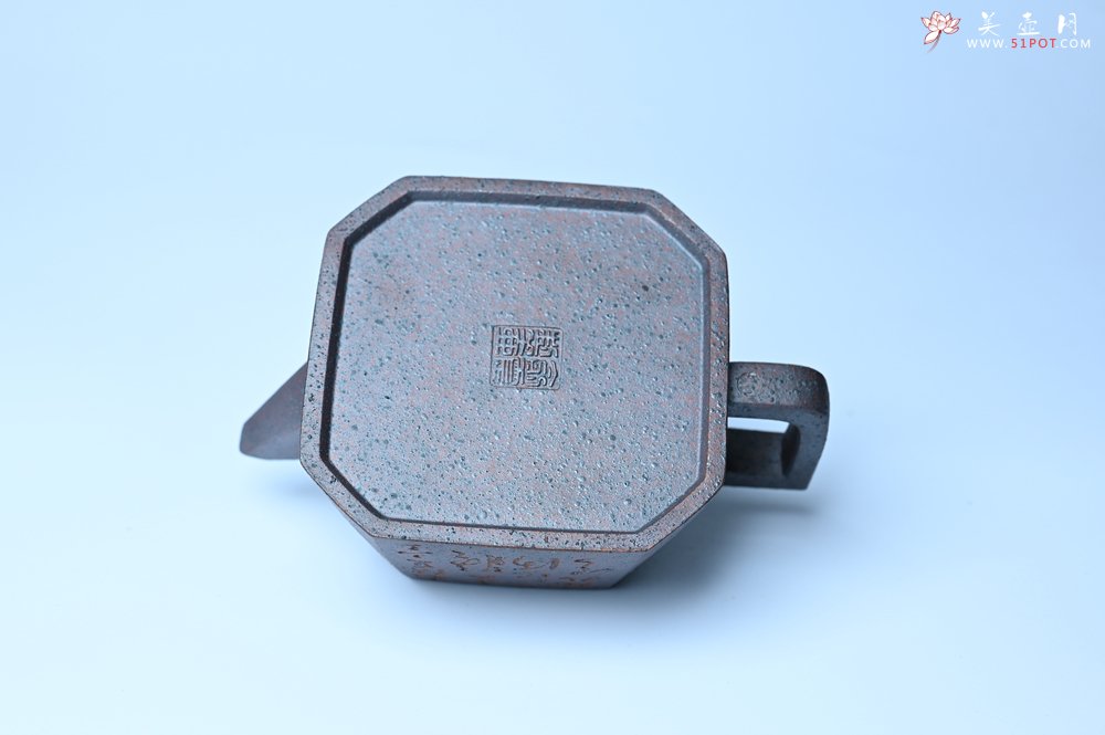 紫砂壶图片：美壶特惠 柴烧八方紫砂壶 茶人醉爱 - 美壶网