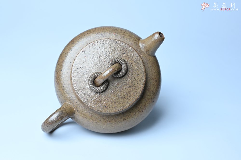 紫砂壶图片：美壶特惠 优质柴烧双圈壶 茶人醉爱 - 美壶网