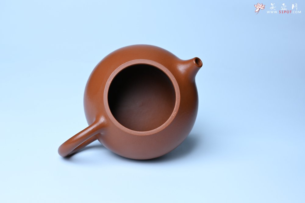 紫砂壶图片：潜力股周小培 油润黄龙山朱泥 全手工文旦壶 壶特好 期待与您结缘 - 美壶网