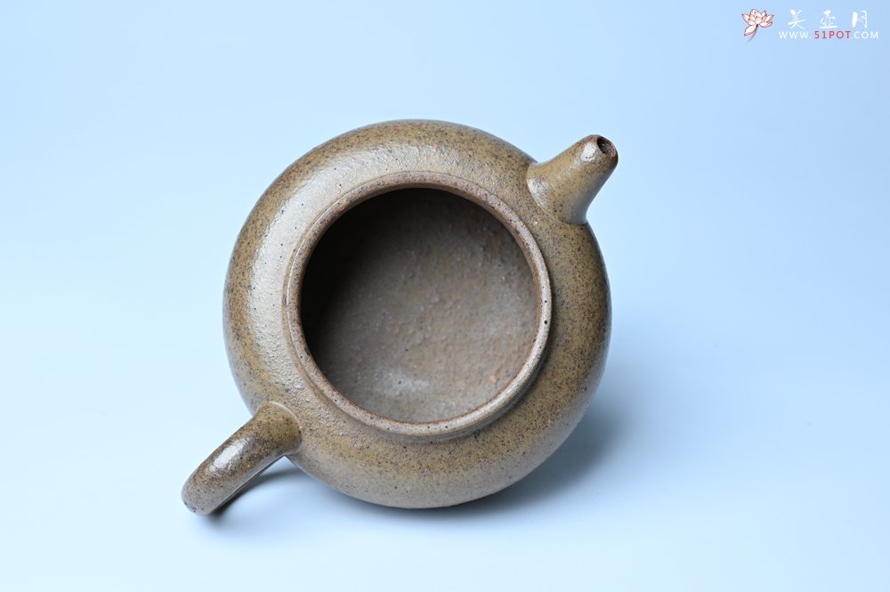 紫砂壶图片：美壶特惠 优质柴烧双圈壶 茶人醉爱 - 美壶网