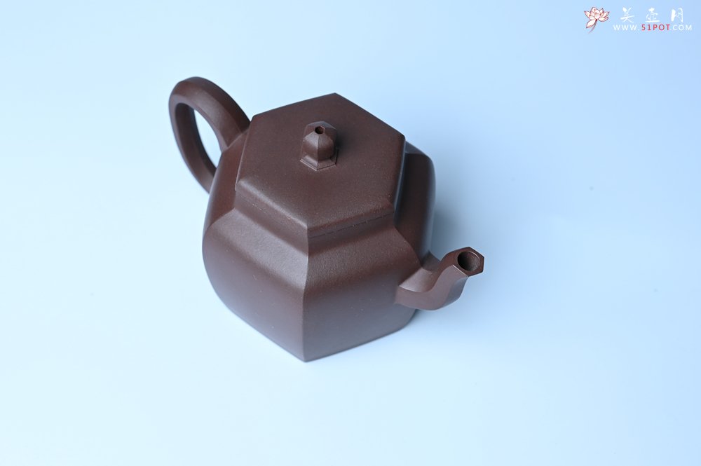 紫砂壶图片：美壶特惠 潜力股凌晨老师 精致紫泥全手工高登壶 期待与您结缘 - 美壶网