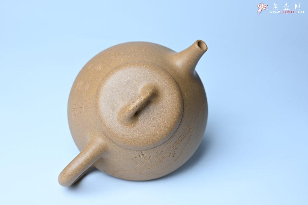 紫砂壶图片：油润老段泥(此泥料属于家藏老料！油润无比，识者自知！)全手工曼生石瓢 陶兴精心装饰 - 美壶网