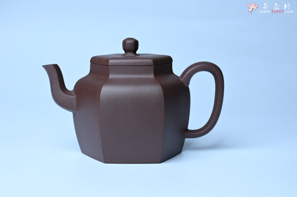 紫砂壶图片：美壶特惠 潜力股凌晨老师 精致紫泥全手工高登壶 期待与您结缘 - 美壶网