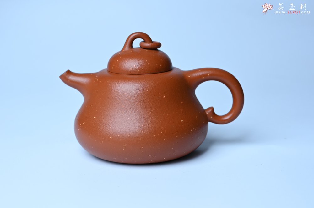 紫砂壶图片：美壶特惠 特好铺砂红泥福禄葫芦壶 茶人醉爱 - 美壶网