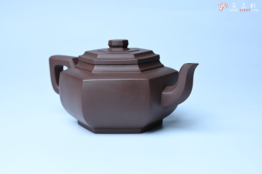 紫砂壶图片：美壶特惠 潜力股凌晨老师 精致紫泥全手工雪华壶 期待与您结缘 - 美壶网