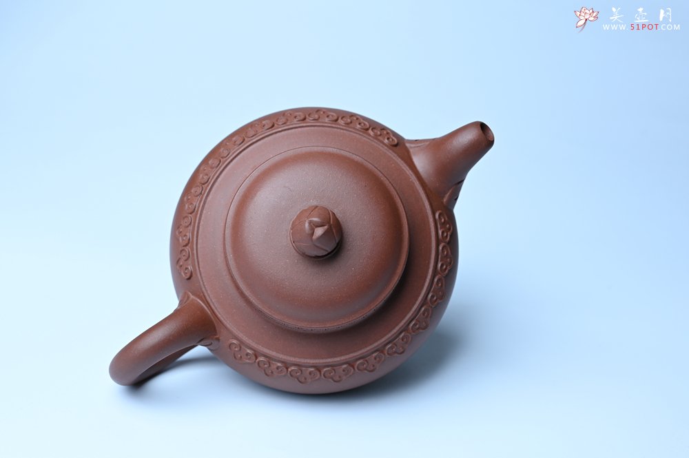 紫砂壶图片：美壶特惠 精致特好底曹青云肩如意壶 - 美壶网