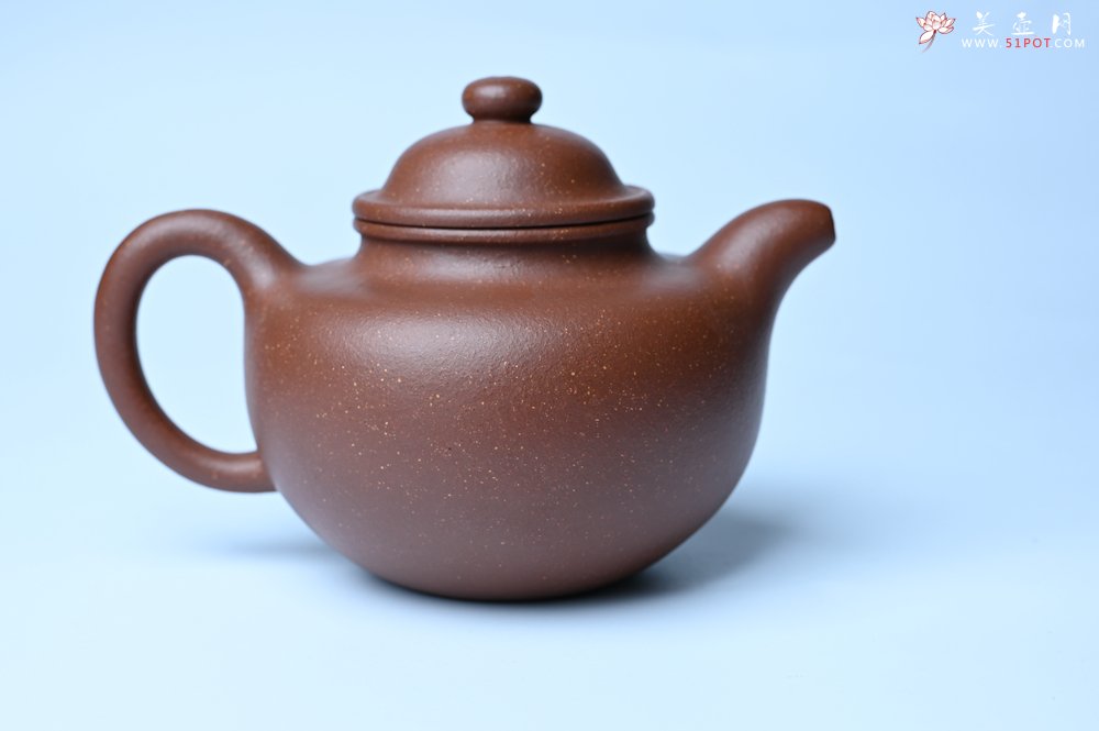 紫砂壶图片：美壶特惠 精致降坡泥大亨掇只壶 茶人醉爱 - 美壶网