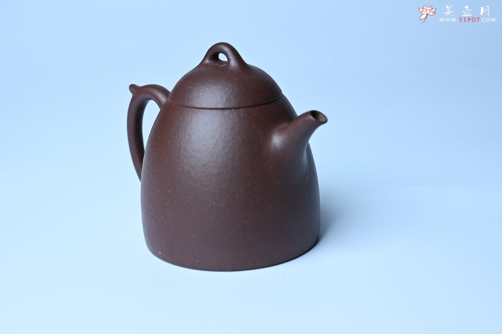 紫砂壶图片：美壶特惠 特好手磨料老紫泥秦权 茶人醉爱 - 美壶网