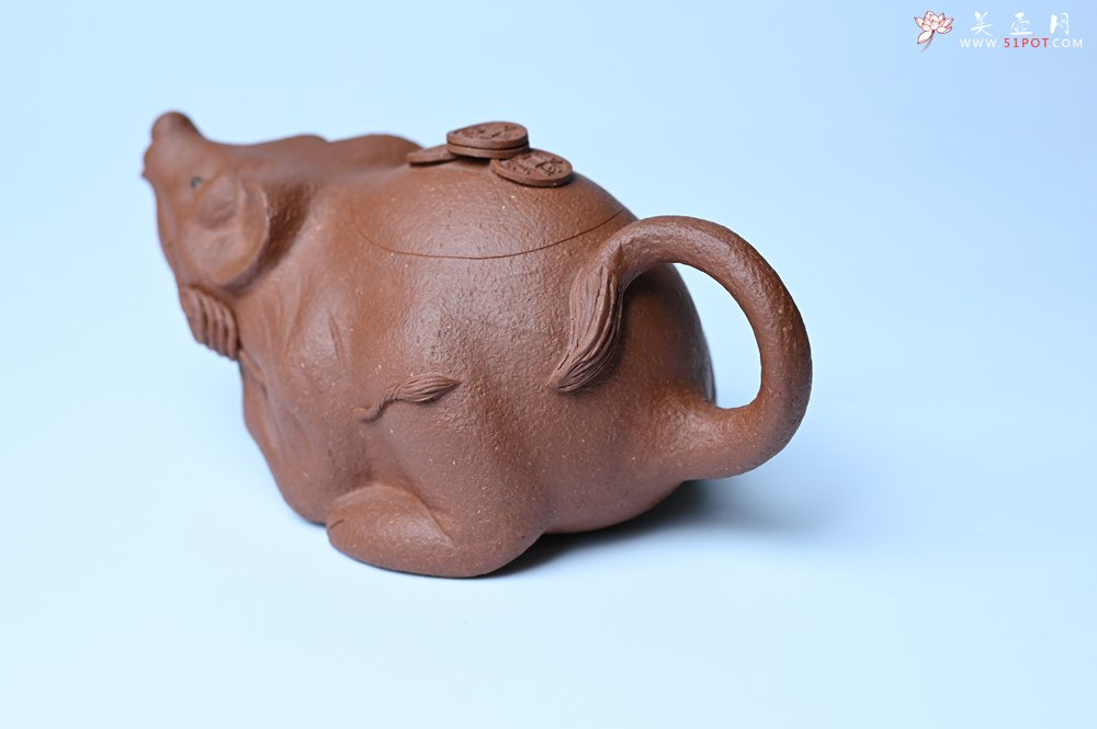 紫砂壶图片：美壶特惠 优质降坡泥鼠你有钱壶壶 茶人醉爱 - 美壶网