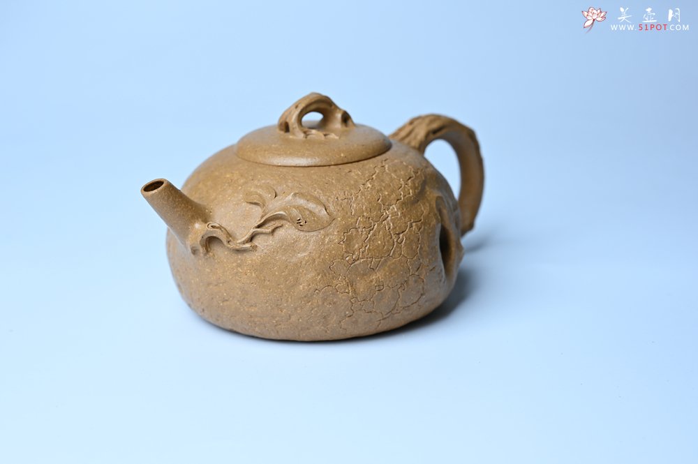 紫砂壶图片：美壶特惠 特好老段泥全手工供春壶 茶人醉爱 - 美壶网