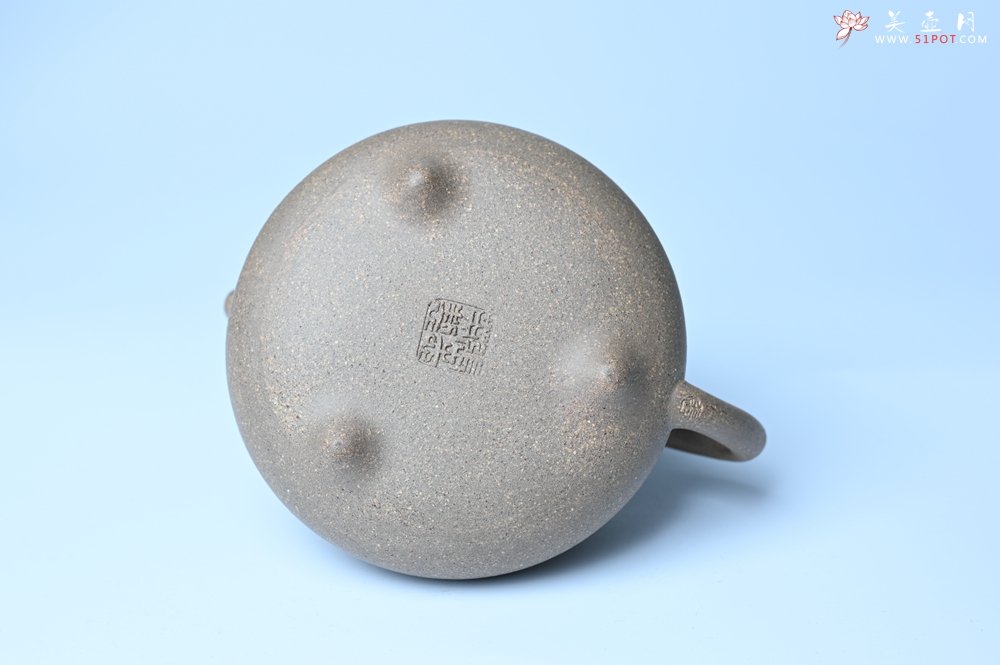 紫砂壶图片：美壶特惠 特好松花段泥精工乳瓢茶壶 茶人醉爱 - 美壶网