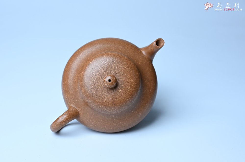 紫砂壶图片：美壶特惠 特好老段泥精致合欢壶 茶人醉爱 - 美壶网