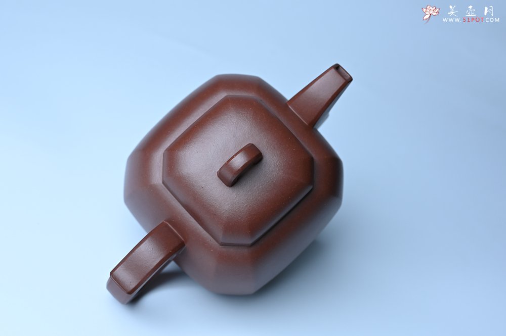 紫砂壶图片：实力派张海艳全手工家藏底槽清精工福临八方壶 气势磅礴 - 美壶网