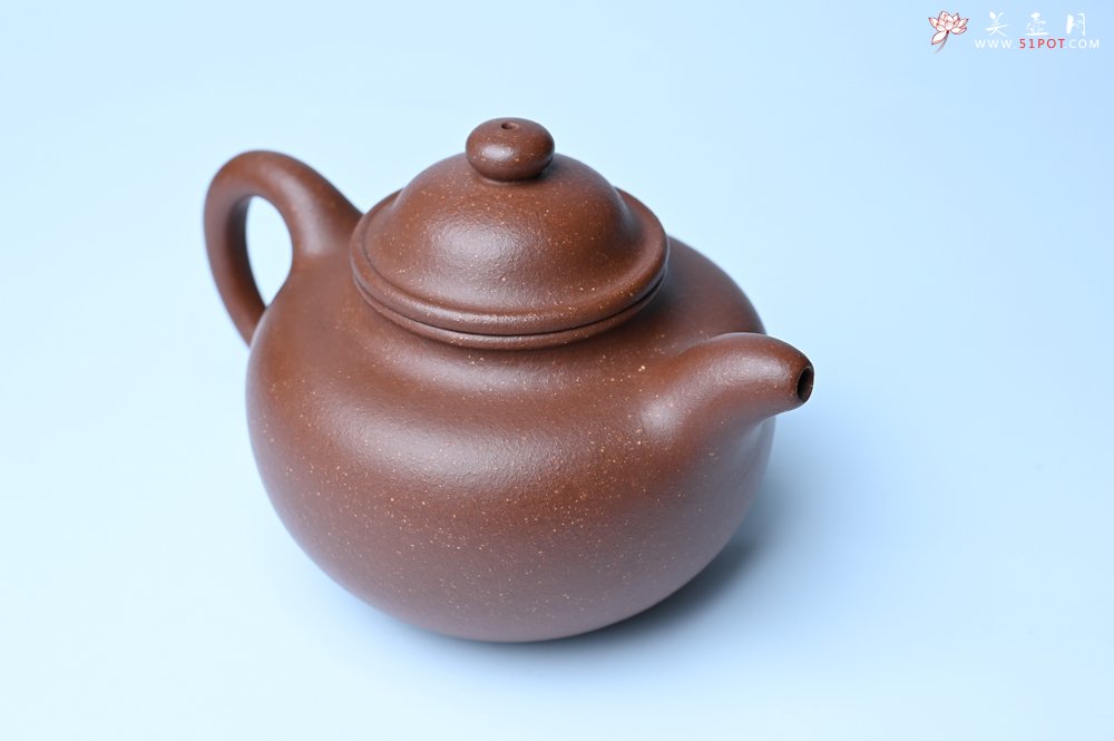 紫砂壶图片：美壶特惠 精致降坡泥大亨掇只壶 茶人醉爱 - 美壶网