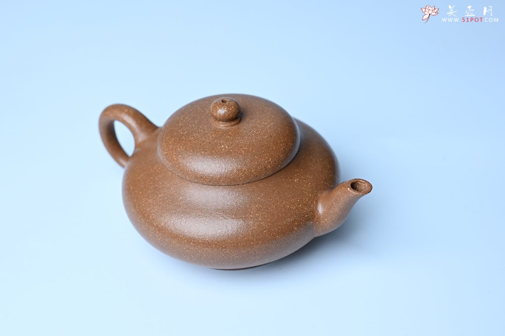 紫砂壶图片：美壶特惠 特好老段泥精致合欢壶 茶人醉爱 - 美壶网