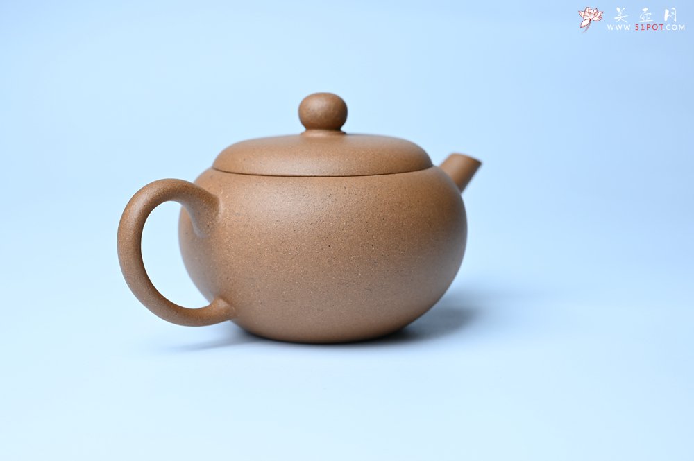 紫砂壶图片：美壶特惠 特好老段泥圆珠壶 - 美壶网