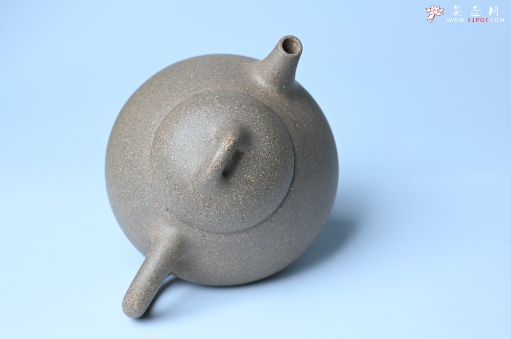 紫砂壶图片：美壶特惠 特好松花段泥精工乳瓢茶壶 茶人醉爱 - 美壶网