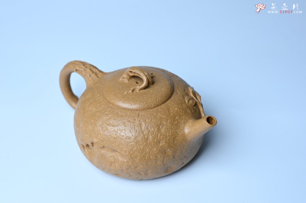 紫砂壶图片：美壶特惠 特好老段泥全手工供春壶 茶人醉爱 - 美壶网