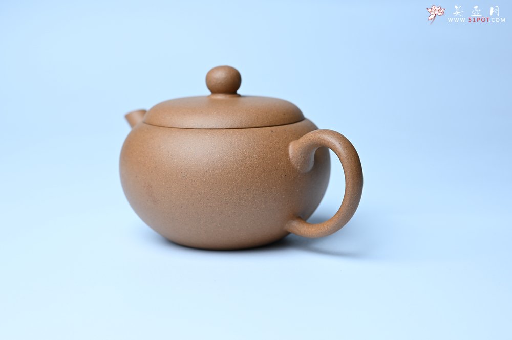 紫砂壶图片：美壶特惠 特好老段泥圆珠壶 - 美壶网