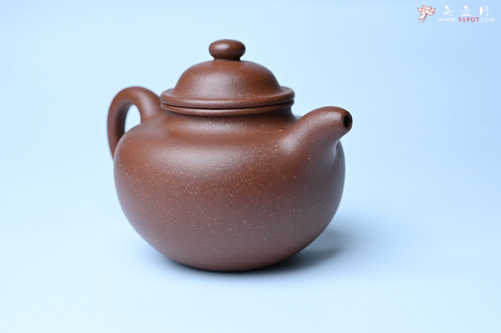 紫砂壶图片：美壶特惠 精致降坡泥大亨掇只壶 茶人醉爱 - 美壶网