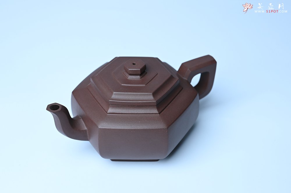 紫砂壶图片：美壶特惠 潜力股凌晨老师 精致紫泥全手工雪华壶 期待与您结缘 - 美壶网