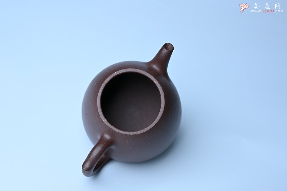 紫砂壶图片：美壶特惠 特好手磨料老紫泥秦权 茶人醉爱 - 美壶网