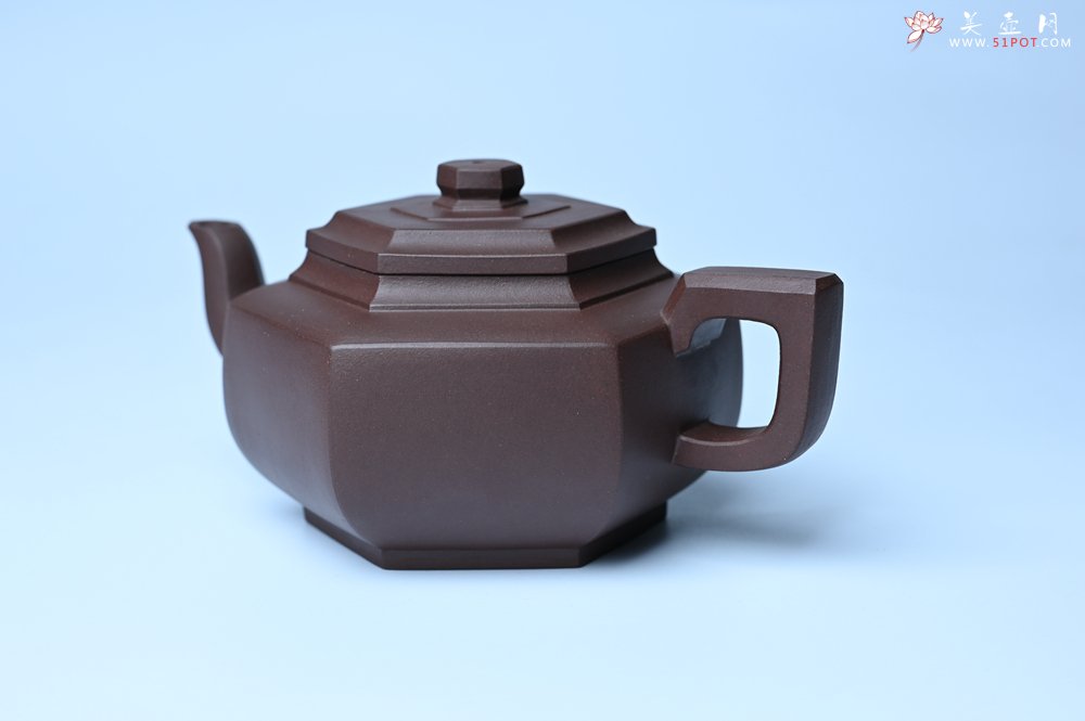 紫砂壶图片：美壶特惠 潜力股凌晨老师 精致紫泥全手工雪华壶 期待与您结缘 - 美壶网