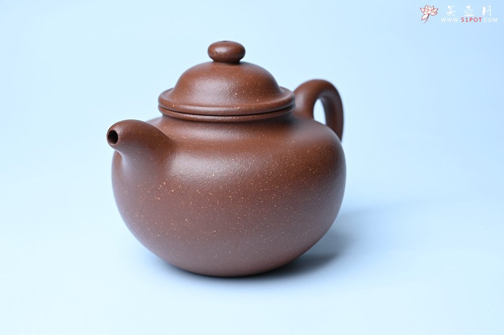 紫砂壶图片：美壶特惠 精致降坡泥大亨掇只壶 茶人醉爱 - 美壶网