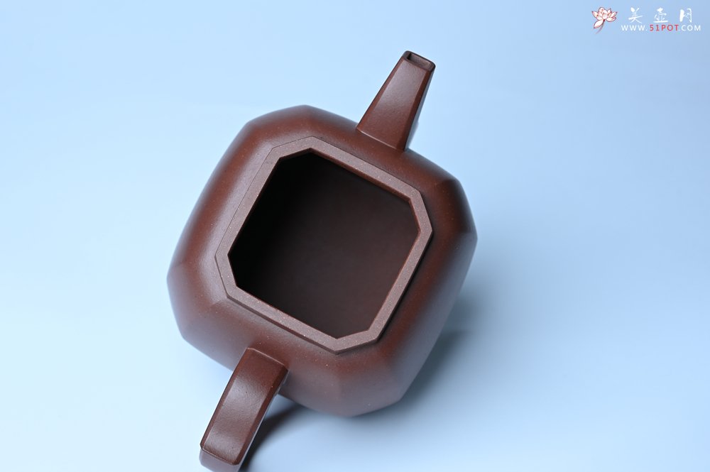 紫砂壶图片：实力派张海艳全手工家藏底槽清精工福临八方壶 气势磅礴 - 美壶网