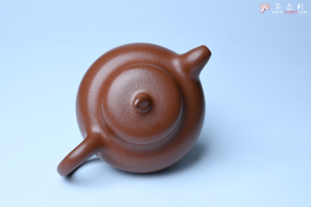 紫砂壶图片：潜力股周小培老师 油润降坡泥全手工茄瓜壶 - 美壶网