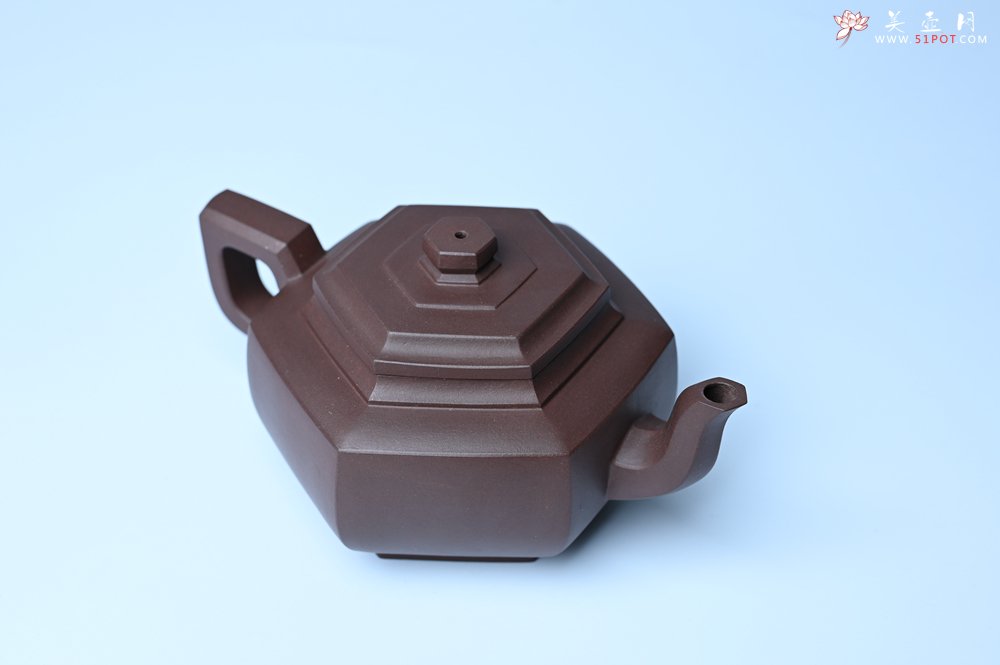 紫砂壶图片：美壶特惠 潜力股凌晨老师 精致紫泥全手工雪华壶 期待与您结缘 - 美壶网