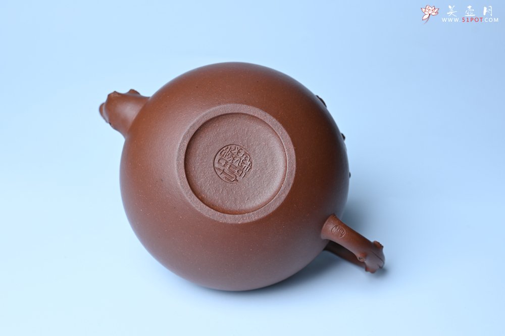 紫砂壶图片：美壶特惠 精品多子多福紫砂壶 帖叶生动细腻 送礼佳品 - 美壶网