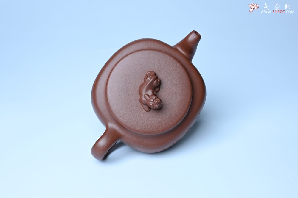 紫砂壶图片：美壶特惠 精致优质紫泥祥瑞壶 难度大 茶人醉爱 - 美壶网