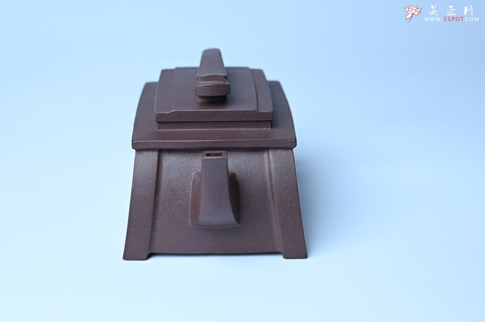 紫砂壶图片：美壶特惠 精致紫泥琴壶 难度大 茶人醉爱 - 美壶网